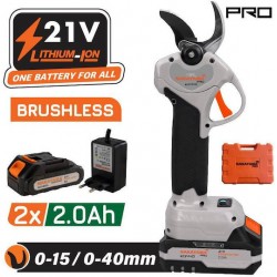 Nakayama EC1440 Ψαλίδι Κλαδέματος Μπαταρίας Brushless 21V 2x2Ah/2Ah με Μέγιστη Διάμετρο Κοπής 40mm