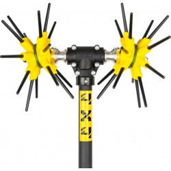 Αγγελής Asteras CF 4X4 Ελαιοραβδιστικό Γεννήτριας / Μπαταρίας 400W Τύπου Αχινός με Σταθερό Κοντάρι Carbon