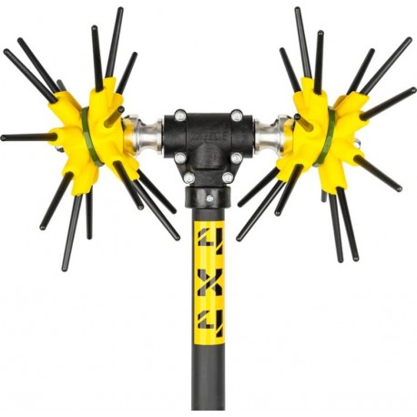 Αγγελής Asteras CF 4X4 Ελαιοραβδιστικό Γεννήτριας / Μπαταρίας 400W Τύπου Αχινός με Σταθερό Κοντάρι Carbon