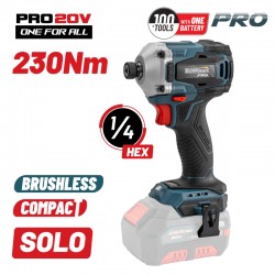 BORMANN Pro BBP5153 Παλμικό Κατσαβίδι Compact,Brushless 20V, SOLO